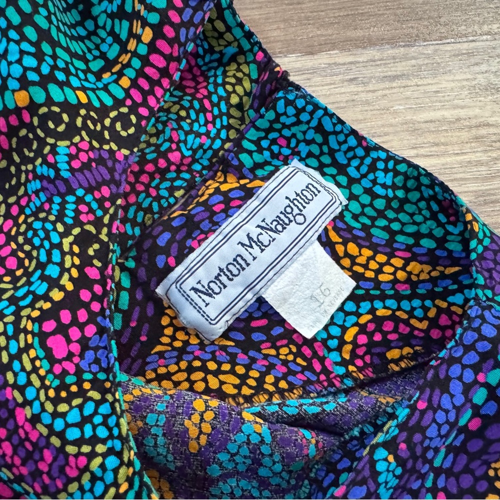 Vintage T-shirt Colorful 80’s Motifs Sz L Excellent Condition - Picture 3 of 9